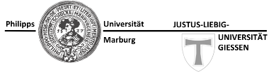 Logo der Philipps-Universit&auml;t Marburg und der Justus-Liebig Universit&auml;t Gie&szlig;gen
